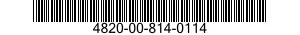 4820-00-814-0114 VALVE,GATE 4820008140114 008140114