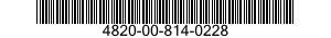 4820-00-814-0228 VALVE,ROTARY,SELECTOR 4820008140228 008140228