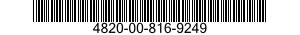 4820-00-816-9249  4820008169249 008169249