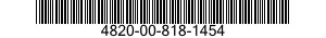 4820-00-818-1454 VALVE,GLOBE 4820008181454 008181454