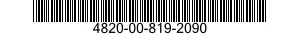 4820-00-819-2090  4820008192090 008192090