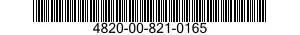 4820-00-821-0165  4820008210165 008210165