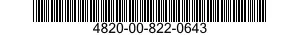 4820-00-822-0643 VALVE,GATE 4820008220643 008220643