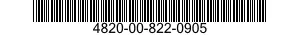 4820-00-822-0905  4820008220905 008220905