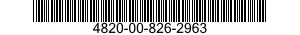 4820-00-826-2963 COCK,PLUG 4820008262963 008262963