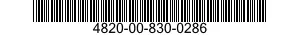 4820-00-830-0286  4820008300286 008300286