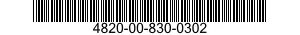 4820-00-830-0302  4820008300302 008300302