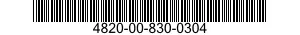 4820-00-830-0304  4820008300304 008300304
