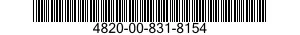 4820-00-831-8154  4820008318154 008318154