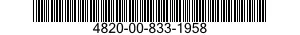4820-00-833-1958  4820008331958 008331958
