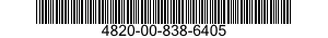 4820-00-838-6405 VALVE,GLOBE 4820008386405 008386405
