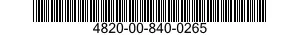 4820-00-840-0265  4820008400265 008400265