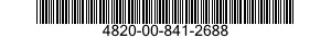 4820-00-841-2688  4820008412688 008412688