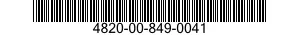 4820-00-849-0041  4820008490041 008490041