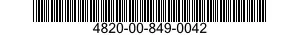 4820-00-849-0042  4820008490042 008490042