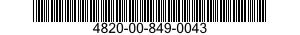 4820-00-849-0043  4820008490043 008490043