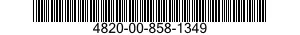 4820-00-858-1349  4820008581349 008581349