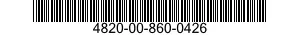 4820-00-860-0426 STEM,VALVE 4820008600426 008600426