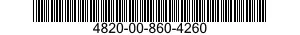 4820-00-860-4260  4820008604260 008604260