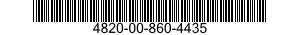 4820-00-860-4435  4820008604435 008604435