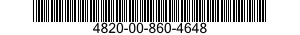 4820-00-860-4648 VALVE,CALIBRATED FLOW 4820008604648 008604648
