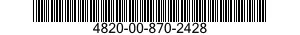 4820-00-870-2428  4820008702428 008702428