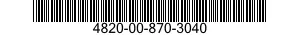 4820-00-870-3040  4820008703040 008703040