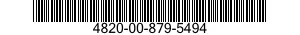 4820-00-879-5494 VALVE,GLOBE 4820008795494 008795494
