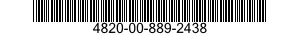 4820-00-889-2438 VALVE,PLUG 4820008892438 008892438