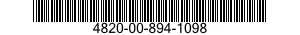 4820-00-894-1098  4820008941098 008941098