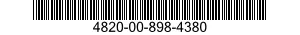 4820-00-898-4380 BODY,VALVE 4820008984380 008984380