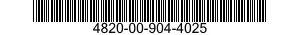 4820-00-904-4025  4820009044025 009044025