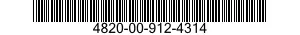 4820-00-912-4314  4820009124314 009124314