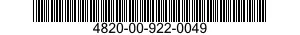 4820-00-922-0049 VALVE,CHECK 4820009220049 009220049