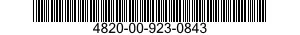 4820-00-923-0843 VALVE,GLOBE 4820009230843 009230843