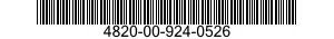 4820-00-924-0526  4820009240526 009240526