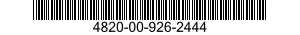 4820-00-926-2444 VALVE,SAFETY RELIEF 4820009262444 009262444