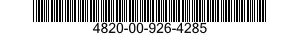 4820-00-926-4285  4820009264285 009264285