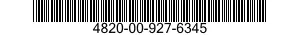 4820-00-927-6345 VALVE,PRESSURE EQUALIZING,GASEOUS PRODUCTS 4820009276345 009276345