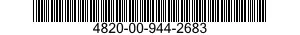 4820-00-944-2683 VALVE,GLOBE 4820009442683 009442683
