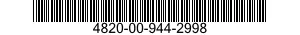 4820-00-944-2998 VALVE,DIAPHRAGM,STOP 4820009442998 009442998