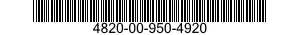 4820-00-950-4920 VALVE,GLOBE 4820009504920 009504920