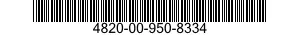 4820-00-950-8334  4820009508334 009508334