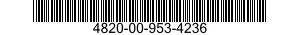 4820-00-953-4236 VALVE,RESTRICTOR CHECK 4820009534236 009534236