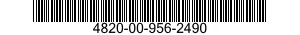 4820-00-956-2490  4820009562490 009562490