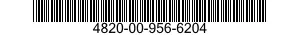 4820-00-956-6204 VALVE,GATE 4820009566204 009566204