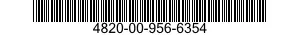 4820-00-956-6354  4820009566354 009566354