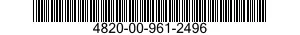4820-00-961-2496 VALVE,ANGLE 4820009612496 009612496