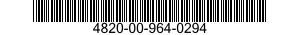 4820-00-964-0294  4820009640294 009640294
