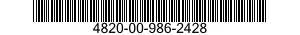 4820-00-986-2428  4820009862428 009862428